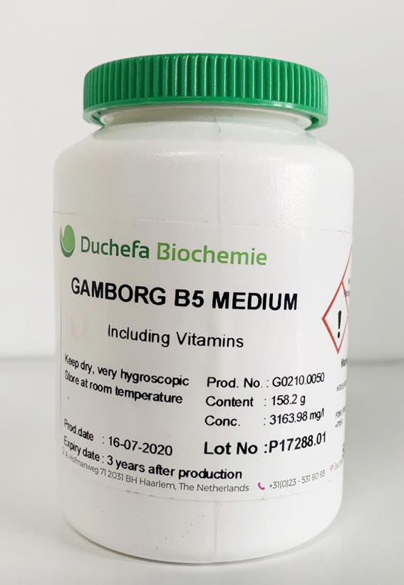 B5干粉培養(yǎng)基含維生素