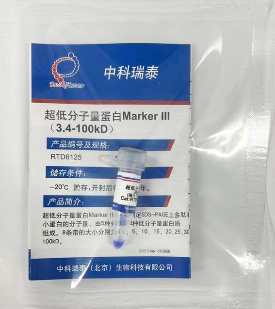 超低分子量蛋白Marker III(3.4-100kd)(非預(yù)染)